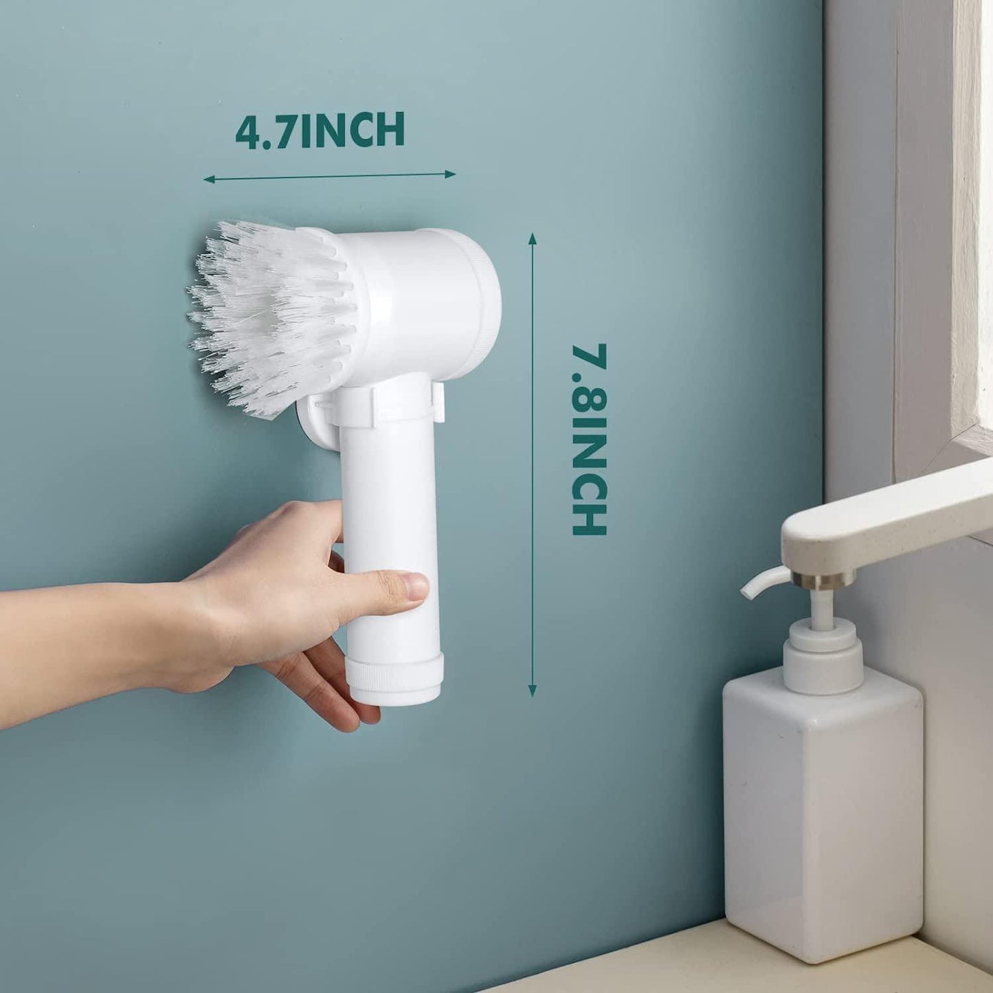 5 in 1 Home & Kitchen Electric Spin Scrubber