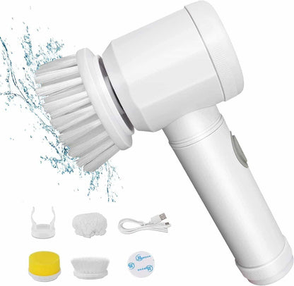 5 in 1 Home & Kitchen Electric Spin Scrubber